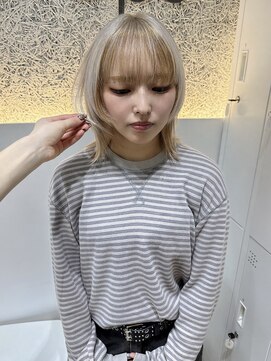 ☆隠れおしゃれ!ホワイト×インナーオレンジブラウン