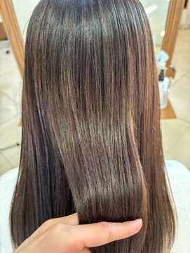 絹髪/髪質改善/艶髪ストレート/美髪/艶髪