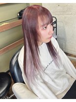 ガルボヘアー 心斎橋店(garbohair)&nbsp;心斎橋プルエクステオリジナルカラーをエクステごとカラーで作る