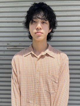 トッド(tod) ［men's］メンズミディアムパーマ大人色気パーマ.メンズスタイル