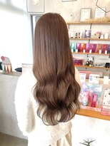 シェル 津山の手店(shel)&nbsp;10代20代髪質改善くすみベージュ透明感カラー