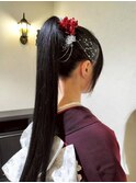 成人式　ヘアセット