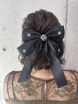 マーシュ ルーヴェ(marshu Luve) ハーフアップ/ヘアセット/お呼ばれヘア/ボブ