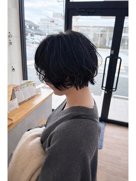 レシピ アリエ(recipe allier) ショート／ニュアンスパーマ／大人ショート／くせ毛風パーマ