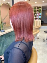 イギー(igggy)&nbsp;ブリーチなしダブルカラー☆ピンクオレンジ