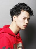 メンズショート×スパイキー