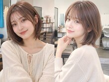 ボブレイヤーは最近の人気スタイル◎大人女性もチャレンジしやすいデザインです。