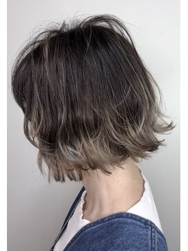 ネイビー(NAVY) グラデーションハイライト