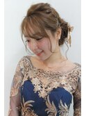 ヘアアレンジ×リボンアクセ