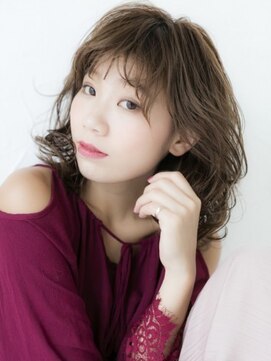 プライズ 所沢プロぺ通り店(prize) 切りっぱなし春カラーセミウェットウェーブ【Prize所沢】