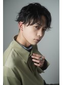 アップバングツーブロックショート