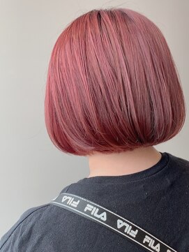 レシェル 松阪(RECIEL) 【RECIEL松阪】カシスピンク×ミニボブ