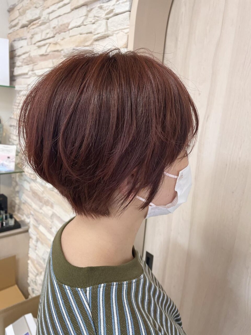 Haru ♬ 　★サラサラ高級人毛100%★ショート①　ブラウン Haru ♬ ☆サラサラ高級人毛100%☆ショート① ブラウン Haru ♬ ☆サラサラ