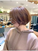 【石田勇士郎】インナーカラー厚めバングローライトスリークボブ