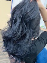 美容室 びゃんびゃん 社店&nbsp;ブルーブラック/ダブルカラー/ブリーチ
