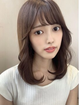 シルクレイ 吉祥寺店(Silk-lei) フェザーバング大人かわいいベージュ20代30代/Silk-lei吉祥寺