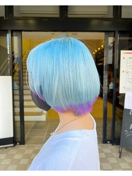 アップル(APPLE!) ブルー×パープル