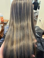 ピークスヘア(peaks hair) ハイライトカラー コントラストハイライト 艶髪ハイライト