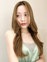 レア 表参道(L'ea)&nbsp;黒髪クラゲヘアーオリーブグレー小顔ココアベージュ