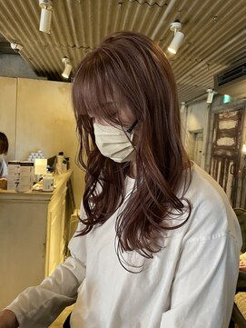 髪質改善と縮毛矯正の専門店 サンティエ(scintiller) ピンクベージュ