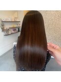 髪質改善 chocolate brown