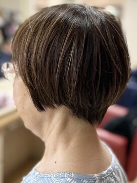 ヘアークリアー 春日部 大人可愛いマダムショートヘア/小顔効果/30代40代50代/春日部