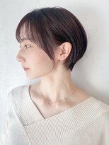 アルバム 池袋(ALBUM)&nbsp;ブラウンショート_レッドブラウンハッシュカット_ba377991