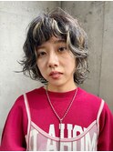 ウルフパーマ/ウルフ/ハイライト/パーマ/クリープパーマ