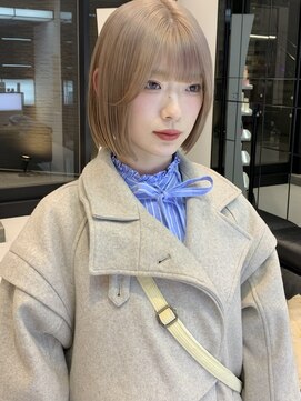 キーン 吉祥寺店(keen) 《keen×MURAKAMI》ミルクティーベージュ×ボブ