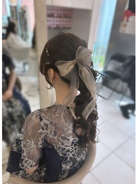 ヘアメイク マリア 福岡天神西通り(hair make MARIA) ツイン編み下ろし
