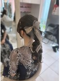 ツイン編み下ろし