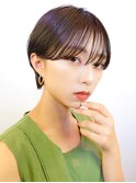 【La fith】丸みショート×シースルーバング