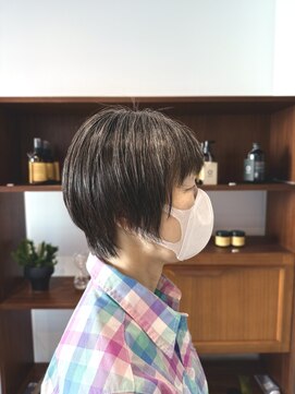 ムー(muu.) ショートボブ+レイヤー