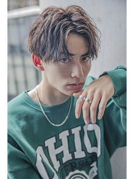 シティ(CITY) 【小久保style】韓国マッシュニュアンスパーマグレーベージュ