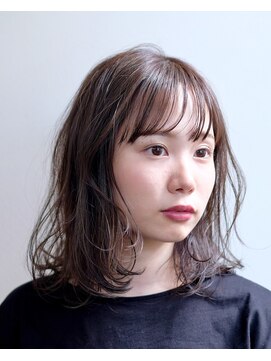 ルプラ ブリリアント(le-pla brilliant) レイヤーカット/フェイスレイヤー/ミディアム/アッシュベージュ