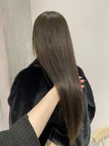 ヨーク(YOKE)&nbsp;【YOKE】オリーブベージュ/レイヤーロング/レイヤーカット