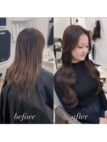 ハイエクステンション 京都駅前店(Hi-Extension) チョコレートブラウン▼miho104