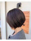 襟足すっきり大人可愛い楽ちん長持ちショートボブ！