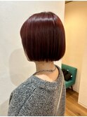 ミニマルレッドボブ★
