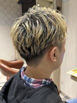 ビス リアン 川口店(Vis lien) メッシュハイライトスパイラルパーマツイストパーマツーブロック