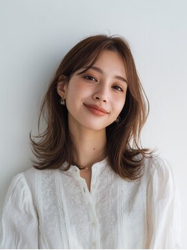 e.m.a プレミアムビューティーサロン 栄駅店(e.m.a PREMIUM BEAUTY SALON) レイヤーカット/イメチェン/外ハネボブ/美髪/ワイドバング/髪型