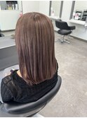 ミルクティーグレージュ　トリートメント　 ボブ