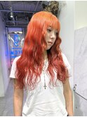 【ビビットオレンジ×ウェーブレイヤー】