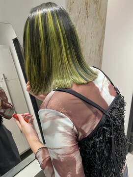 ソル 栄矢場町(SOL) アンブレラカラー/デザインカラー/インナーグリーン