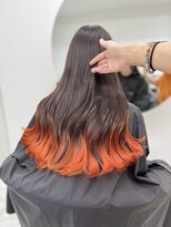 ナナ(NANA)&nbsp;グラデーション/オレンジ/ブリーチカラー