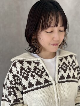 ボブゆるパーマ