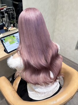 ルシティ(Le City) pink grayge 【ブリーチ/ダブルカラー/髪質改善】