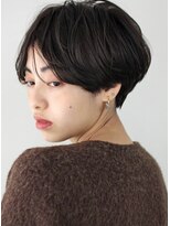 サーカス バイ ビュートリアム 青山(CIRCUS by BEAUTRIUM)&nbsp;パーマショート　暗髪　マッシュショート　ハンサムショート