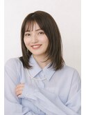 プレミアム髪質改善カラーで『幸せ質感ヘア』に♪綺麗ミディアム