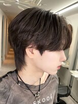 ナレ(NARE)&nbsp;【NARE  NOE】韓国風シースルーマッシュ×オリーブグレー